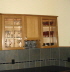 Upper Glass cabinets