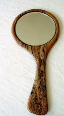 Template Routed Hand Mirror
